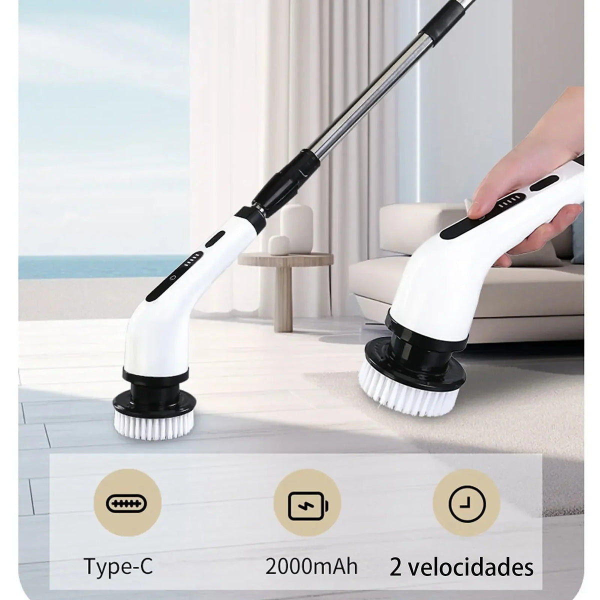 Rita - Cepillo eléctrico de limpieza 9 en 1