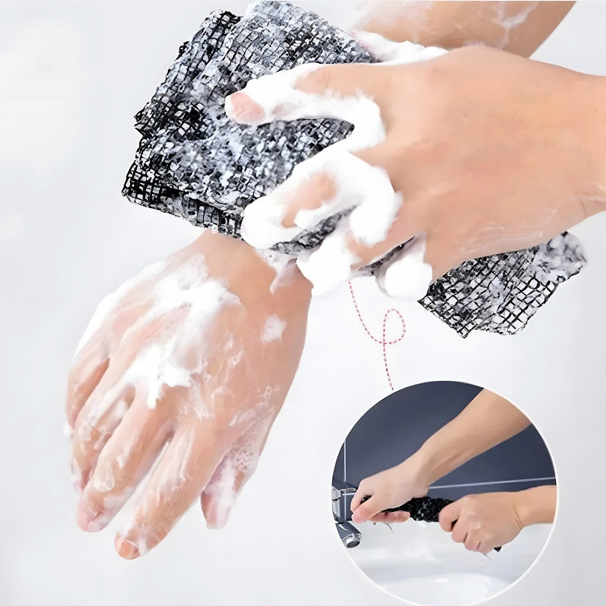 Sora - Toalla exfoliante de espalda
