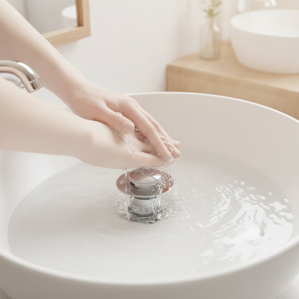 El lavabo del baño