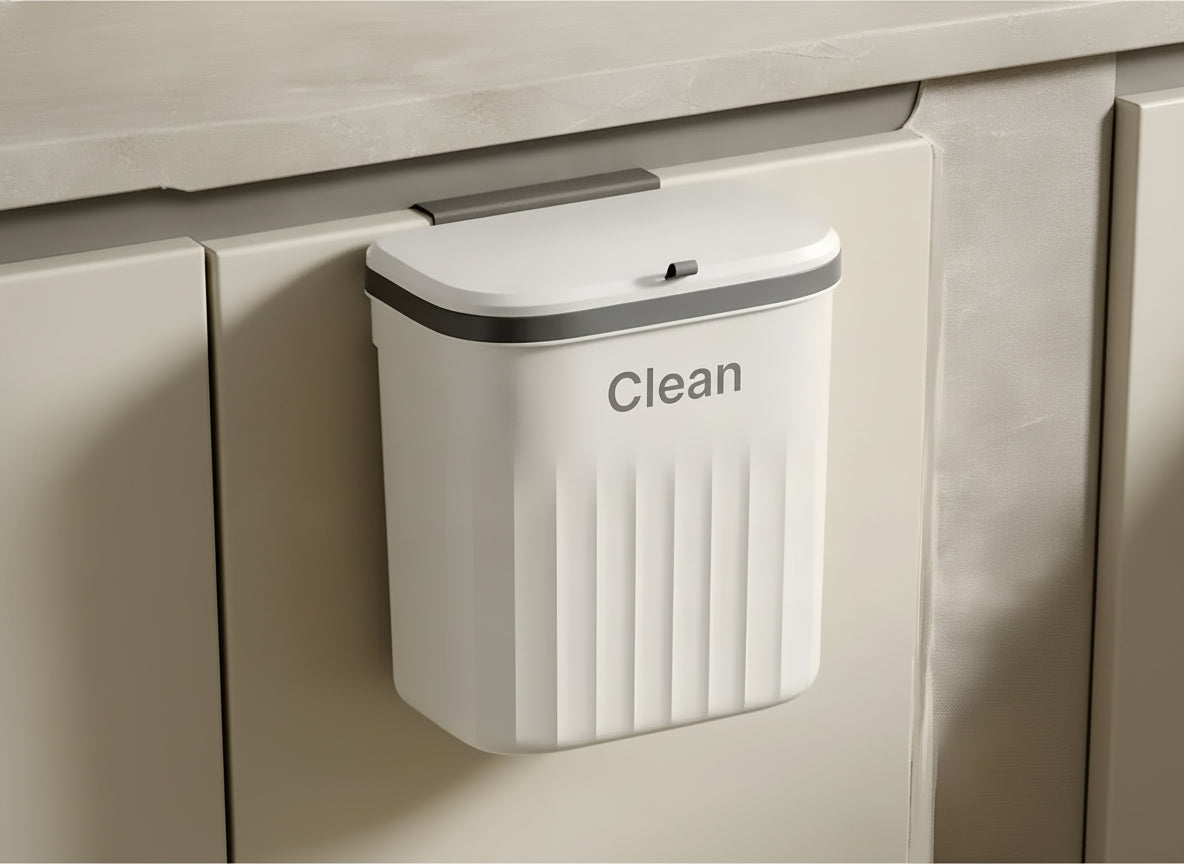 Alba - Papelera colgante de cocina 9,7 L