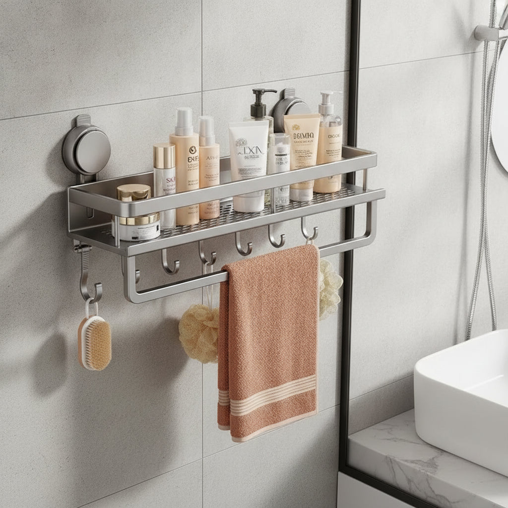 Clara - Estante de baño con ventosa